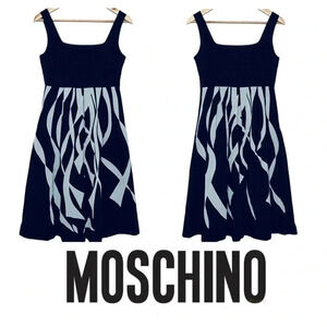 MOSCHINO Jeans Sleeveless Empire Waist Dress